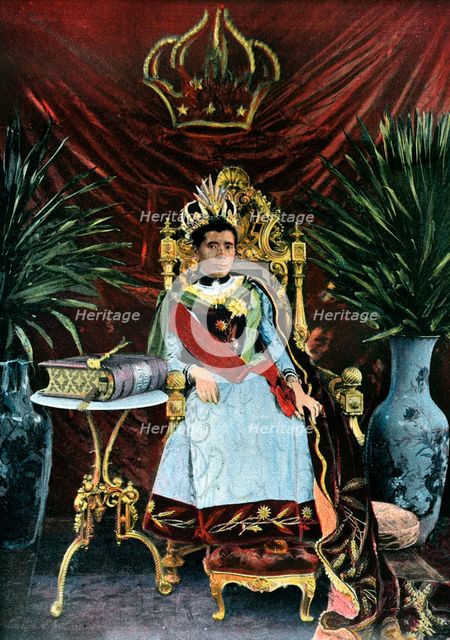 Queen Ranavalona Manjaka III of Madagascar, c 1880s. Artist: Unknown