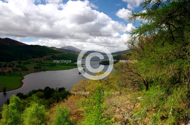 Queen's View, Loch Tummel, Perth and Kinross, Scotland. Creator: Peter Thompson.