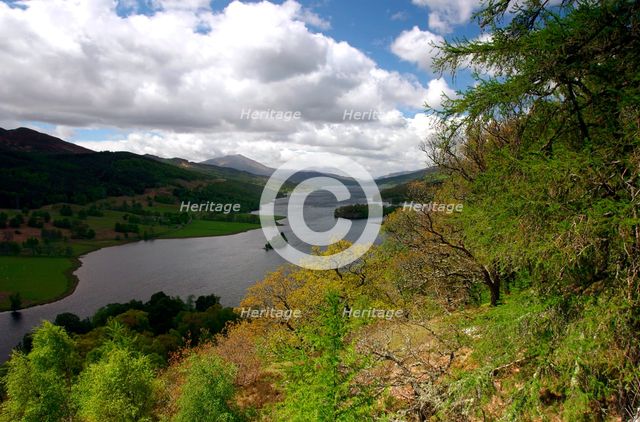 Queen's View, Loch Tummel, Perth and Kinross, Scotland. Creator: Peter Thompson.