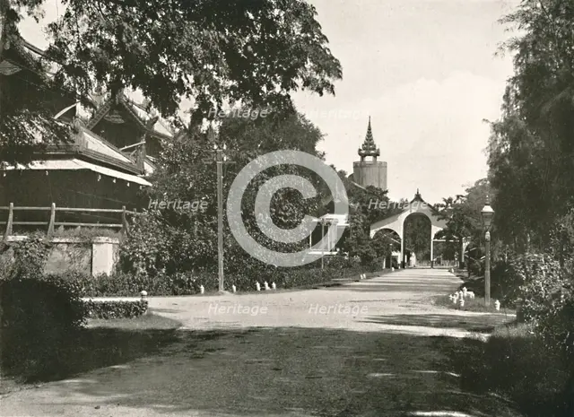 'Queen's Watch Tower, the Palace, Mandalay', 1900. Creator: Unknown.