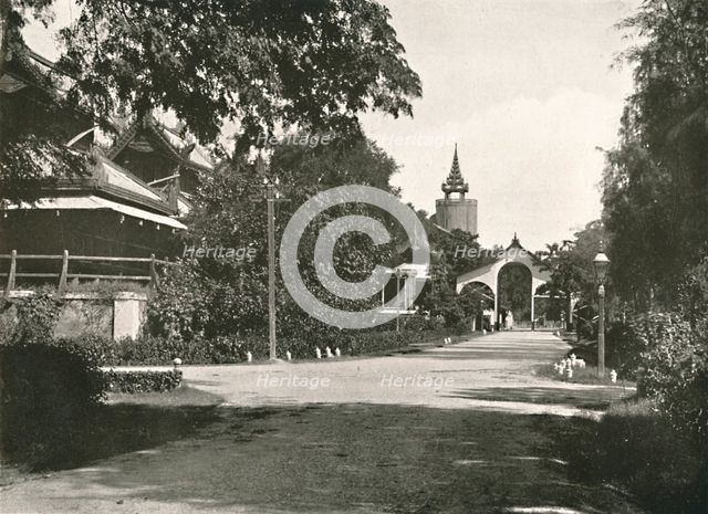 'Queen's Watch Tower, the Palace, Mandalay', 1900. Creator: Unknown.