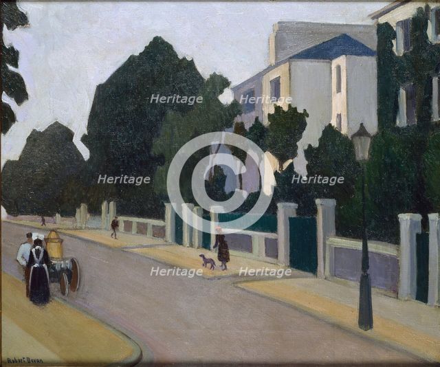 Queen's Grove, St John's Wood, 1918. Artist: Robert Polhill Bevan.