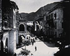 Queen's road, Hong Kong, 1981 (from negative of c1869). Creator: John Thomson