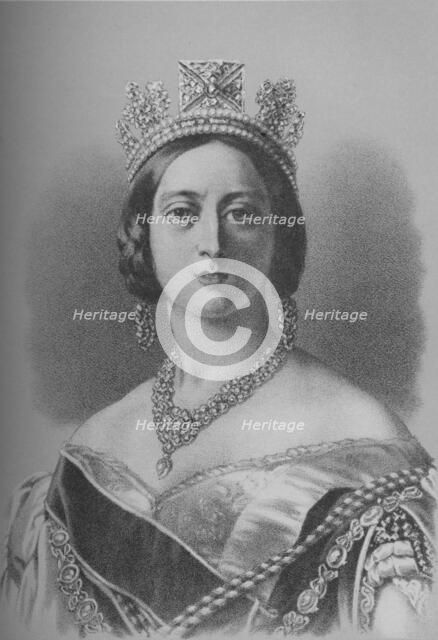 Queen Victoria, 1843 (1936). Artist: Unknown.