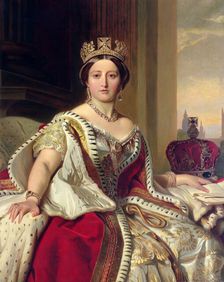Queen Victoria, 1859. Artist: Franz Xaver Winterhalter