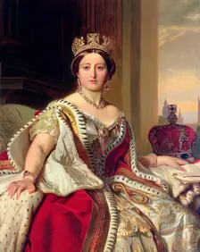 Queen Victoria, 1859. Creator: Franz Xaver Winterhalter