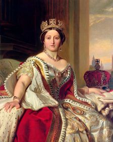Queen Victoria, 1859. Creator: Franz Xaver Winterhalter