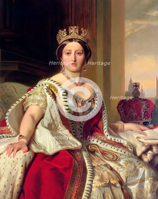 Queen Victoria, 1859. Creator: Franz Xaver Winterhalter.