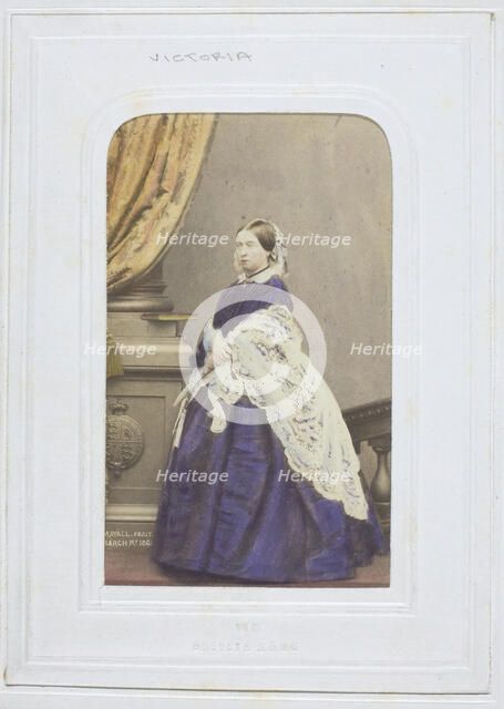 Queen Victoria, 1861. Creator: John Jabez Edwin Mayall.