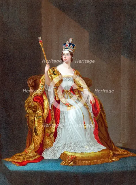 Queen Victoria (1819-1901), 1838. Artist: Unknown