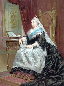 Queen Victoria (1819-1901) at the time of her Golden Jubilee, 1887