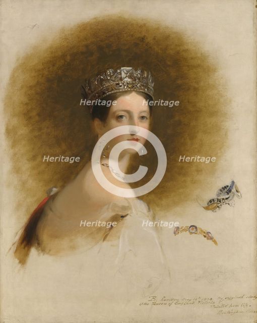 Queen Victoria, 1838. Creator: Thomas Sully.