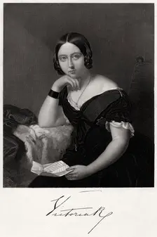 Queen Victoria 19th century. Artist: H Robinson
