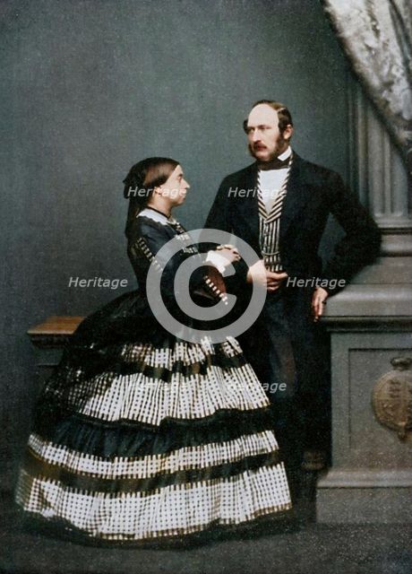 Queen Victoria and Albert, Prince Consort, 1861 (1964). Creator: John Jabez Edwin Mayall.