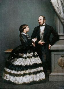 Queen Victoria and Albert, Prince Consort, 1861 (1964). Creator: John Jabez Edwin Mayall