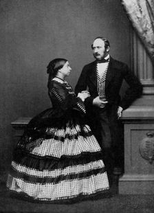 Queen Victoria and Albert, Prince Consort, 1861 (1964).Artist: John Jabez Edwin Mayall