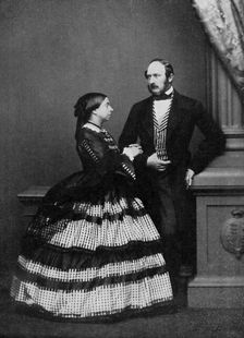 Queen Victoria and Albert, Prince Consort, 1861 (1964).Artist: John Jabez Edwin Mayall