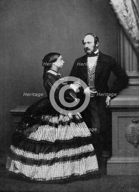 Queen Victoria and Albert, Prince Consort, 1861 (1964).Artist: John Jabez Edwin Mayall
