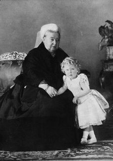 Queen Victoria and Edward VIII c1898 (1936)