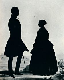 Queen Victoria and Lord Melbourne 1911. Artist: George Atkinson