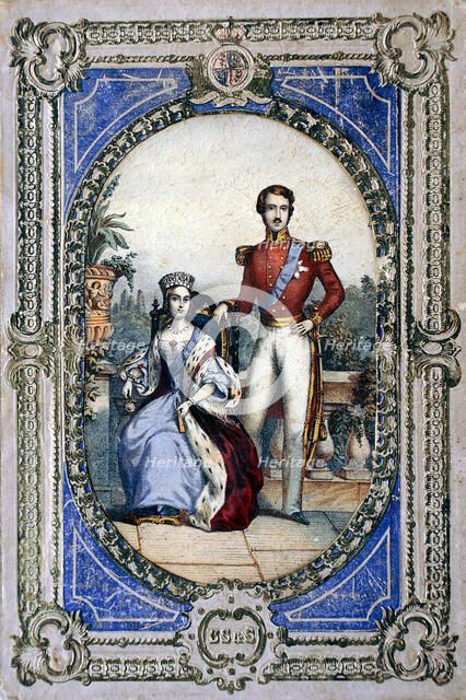 Queen Victoria and Prince Albert, c1840s. Artist: Unknown