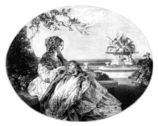Queen Victoria and Prince Arthur, 1850
