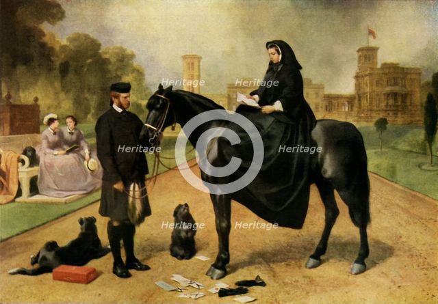 'Queen Victoria at Osborne', 1865-1867, (1943).  Creator: Edwin Henry Landseer.
