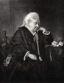 Queen Victoria at the Age of Seventy-eight late 19th century. Artist: Cockerell