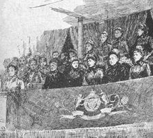 Queen Victoria at the Performance of..."Mors et Vita" at the Albert Hall, 1886 (1901). Creator: Unknown