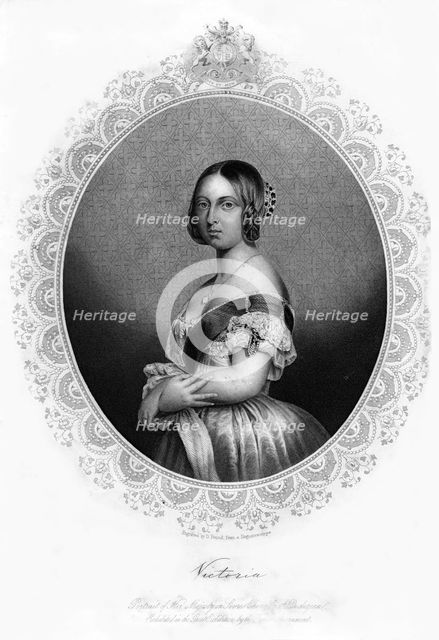 Queen Victoria, c1850s.Artist: DJ Pound