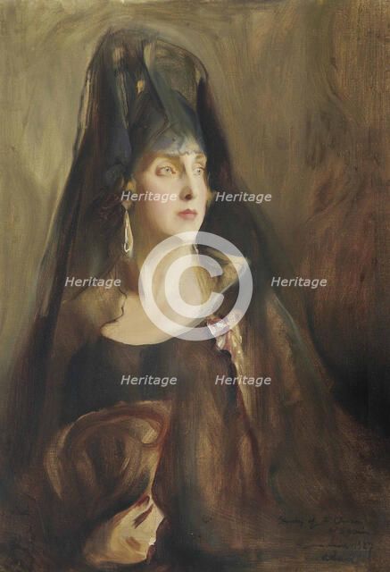 Queen Victoria Eugenie of Spain (1887-1969) , 1927.