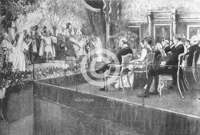 'Queen Victoria hearing "Lohengrin" at Windsor Castle on her Eightieth Birthday', 1899, (1901). Creator: Unknown.