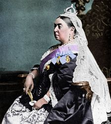 Queen Victoria in ceremonial robes at her Golden Jubilee, 1887 (1951)