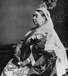 Queen Victoria in ceremonial robes at her Golden Jubilee, 1887 (1951)