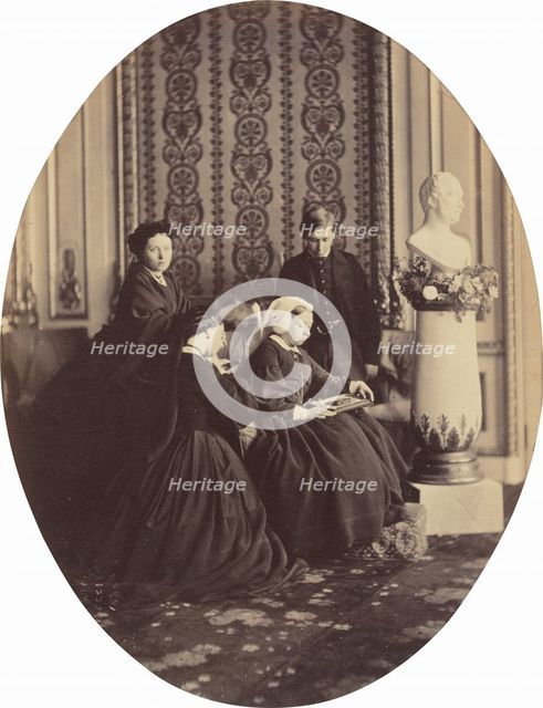 Queen Victoria in Mourning, 1862. Creator: William Samuel Bambridge.