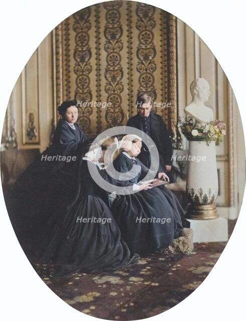 Queen Victoria in Mourning, 1862. Creator: William Samuel Bambridge.