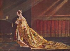 Queen Victoria in the Coronation robes, 1838 (1906). Artist: Charles Robert Leslie