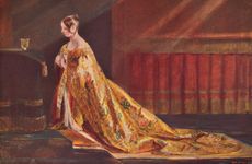 Thumbnail image of Queen Victoria in the Coronation robes, 1838 (1906). Artist: Charles Robert Leslie.
