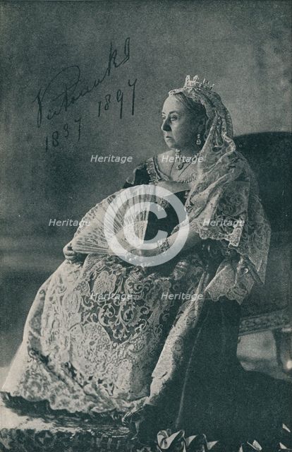 Queen Victoria in the year of Her Diamond Jubilee, 1897 (1909). Artist: Unknown.