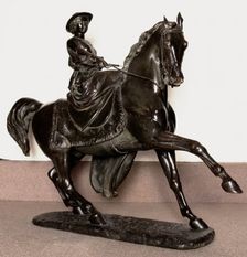 Queen Victoria on Horseback, 1853. Creator: Thomas Thornycroft