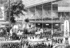 Queen Victoria opening the Great Exhibition, Crystal Palace, London, 1 May 1851