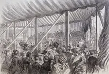 Queen Victoria Opening Blackfriars Bridge, London, 1869. Artist: Anon