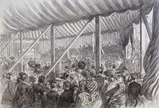 Queen Victoria Opening Blackfriars Bridge, London, 1869. Artist: Anon