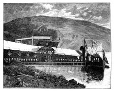 Queen Victoria opening Glasgow waterworks at Loch Katrine, Scotland, 1859