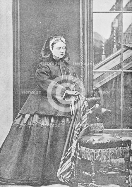 Queen Victoria soon after the death of the Prince Consort, c1861. Creator: Unknown.
