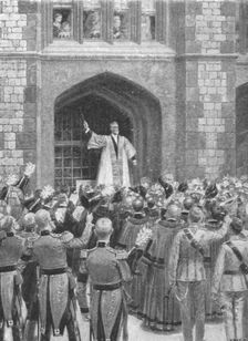Queen Victoria Serenaded at Windsor on the Morning of her Eightieth Birthday...1899, (1901). Creator: Unknown