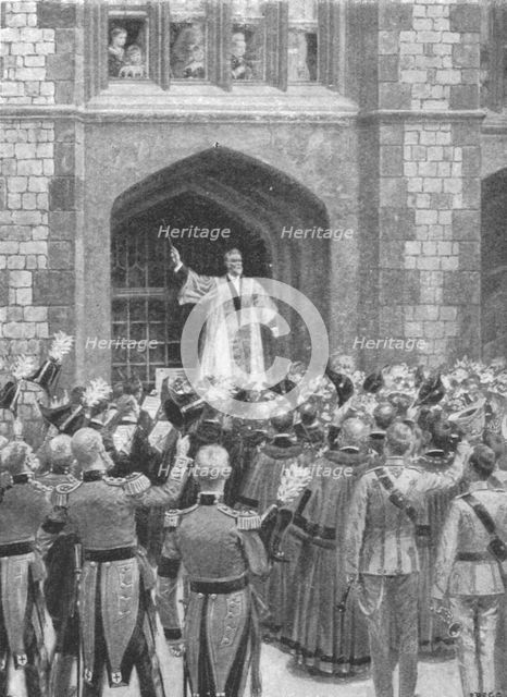 'Queen Victoria Serenaded at Windsor on the Morning of her Eightieth Birthday...1899, (1901). Creator: Unknown.