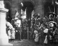 Queen Victoria Statue, Market Place, Abingdon, Oxfordshire, 1887. Artist: Henry Taunt