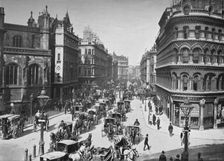 Queen Victoria Street, City of London, c1910 (1911). Artist: York & Son
