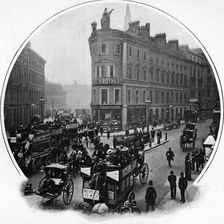 Queen Victoria Street (junction with Cannon Street), City of London, c1903 (1903)